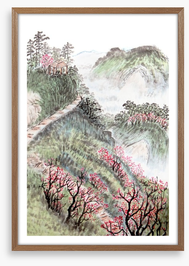 Plum blossom mountain