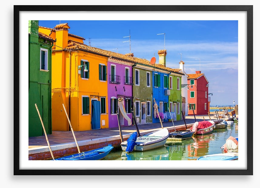 Burano facades, Venice