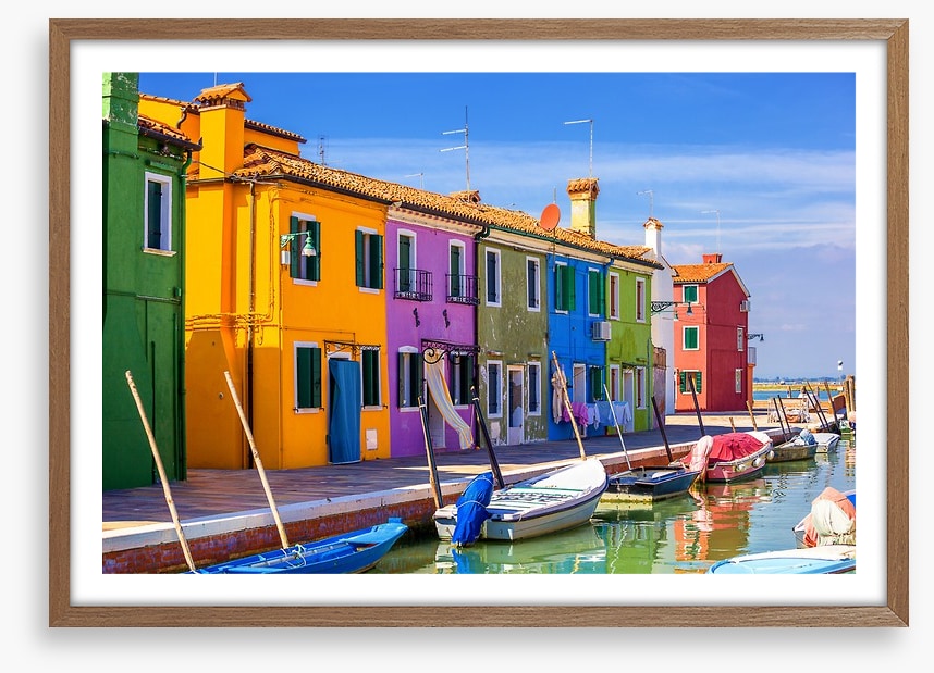 Burano facades, Venice