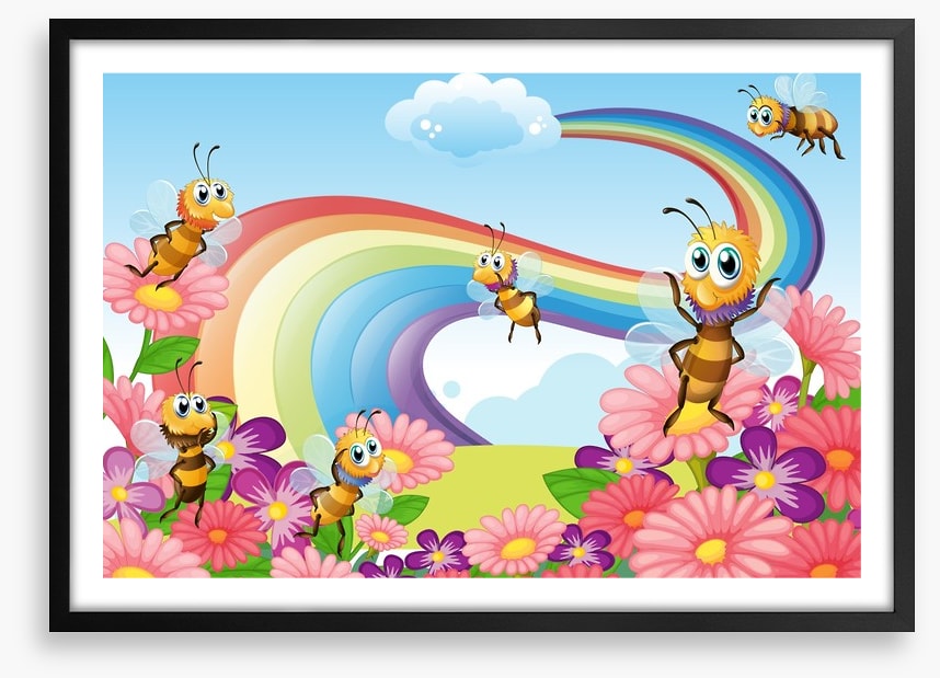 The rainbow bees
