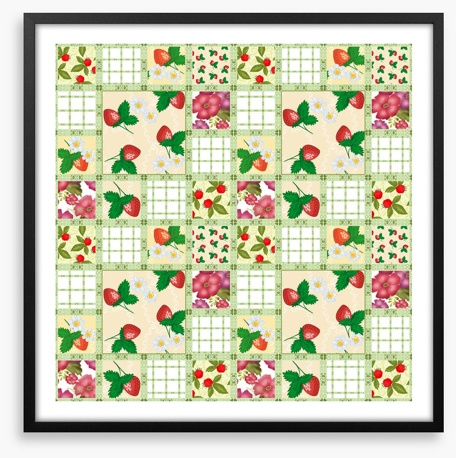 Strawberry fields patchwork