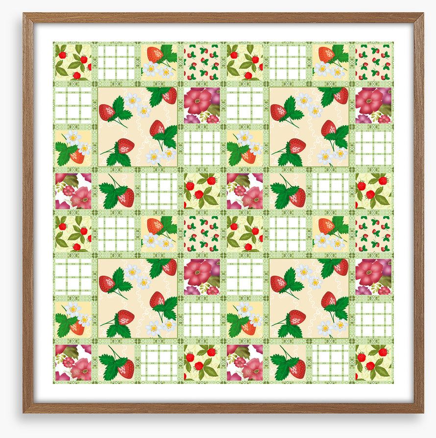 Strawberry fields patchwork