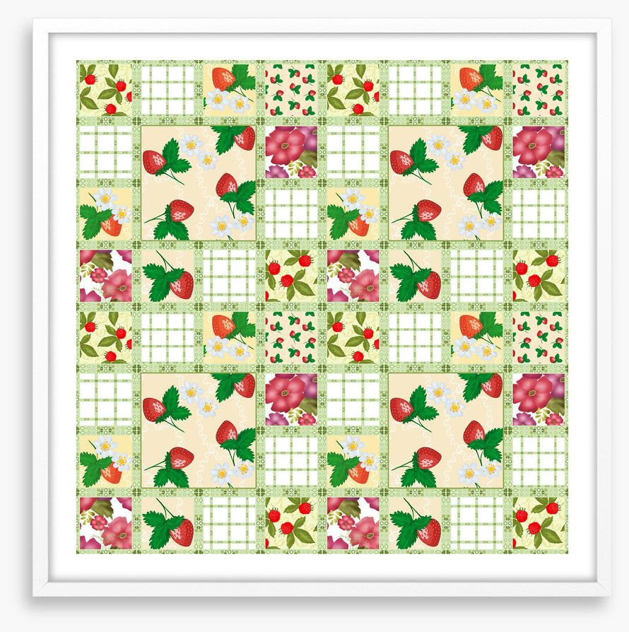Strawberry fields patchwork