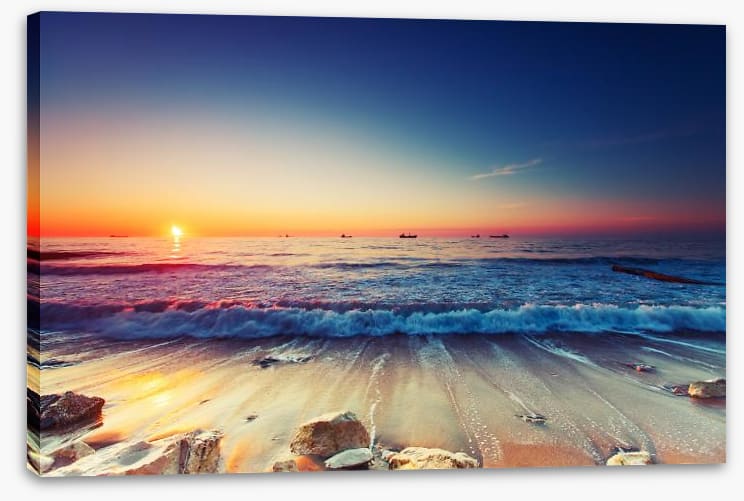 Sunrise over the sea