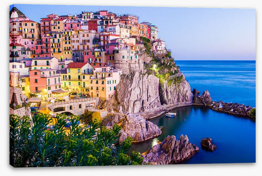 Sunset in Manarona, Italy