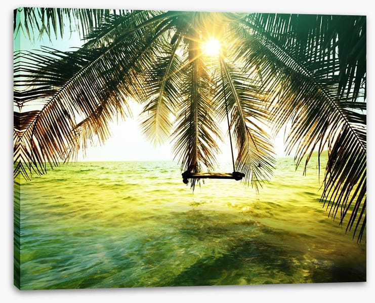 Palm tree swing