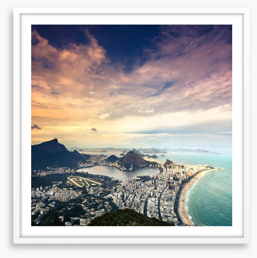 Rio de Janeiro aerial, Brazil