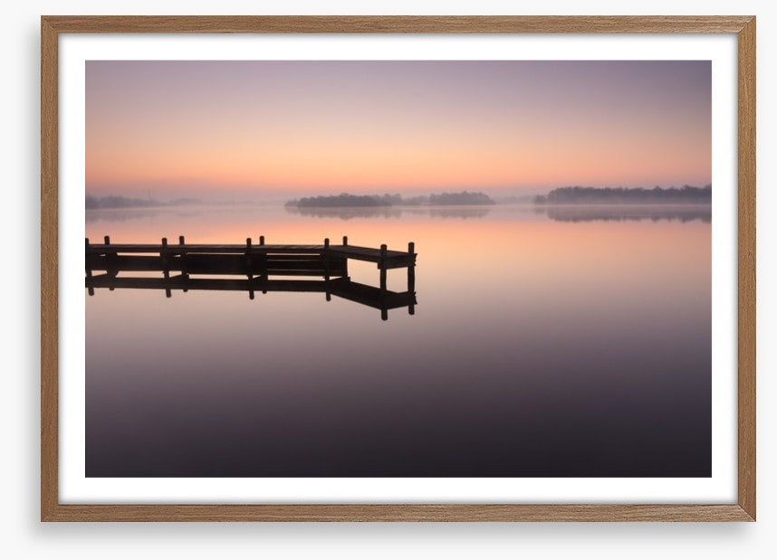 Tranquil dawn jetty