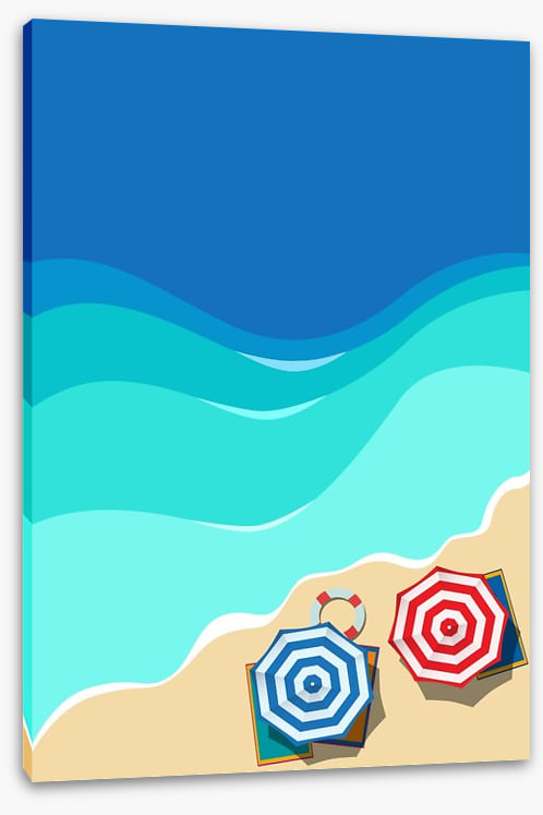 Umbrellas at the beach