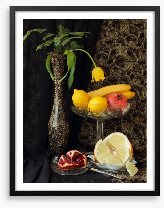 Fruits and flower