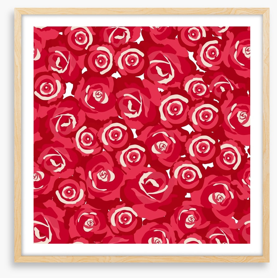 Red rosebuds