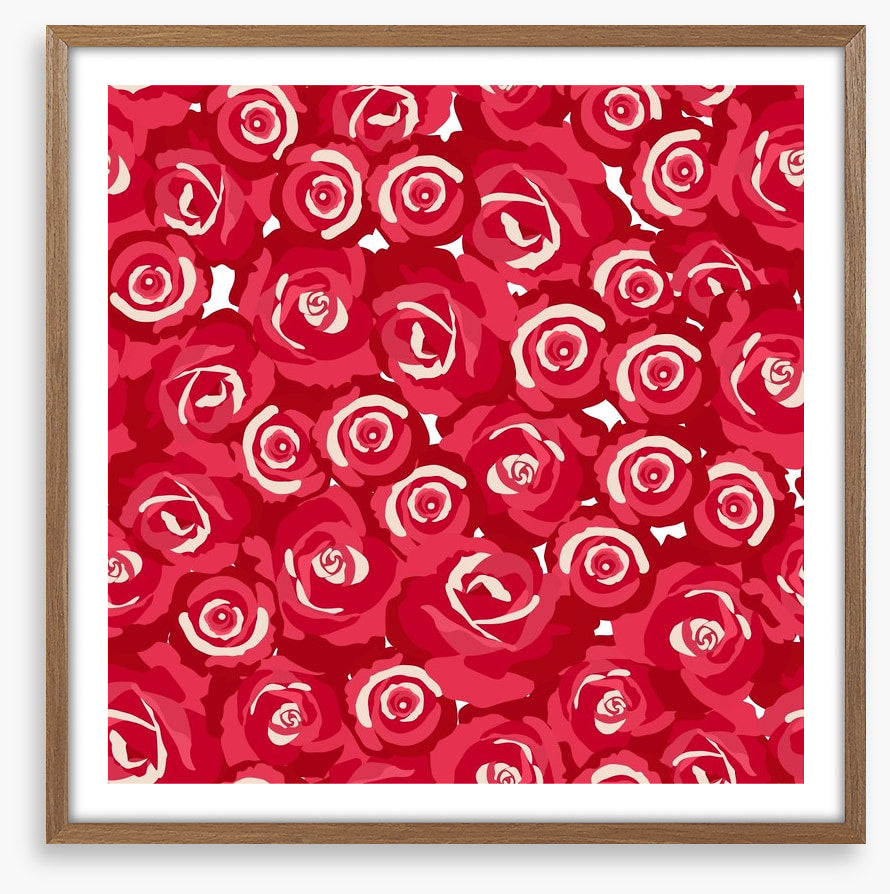 Red rosebuds