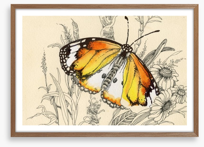 Vintage butterfly