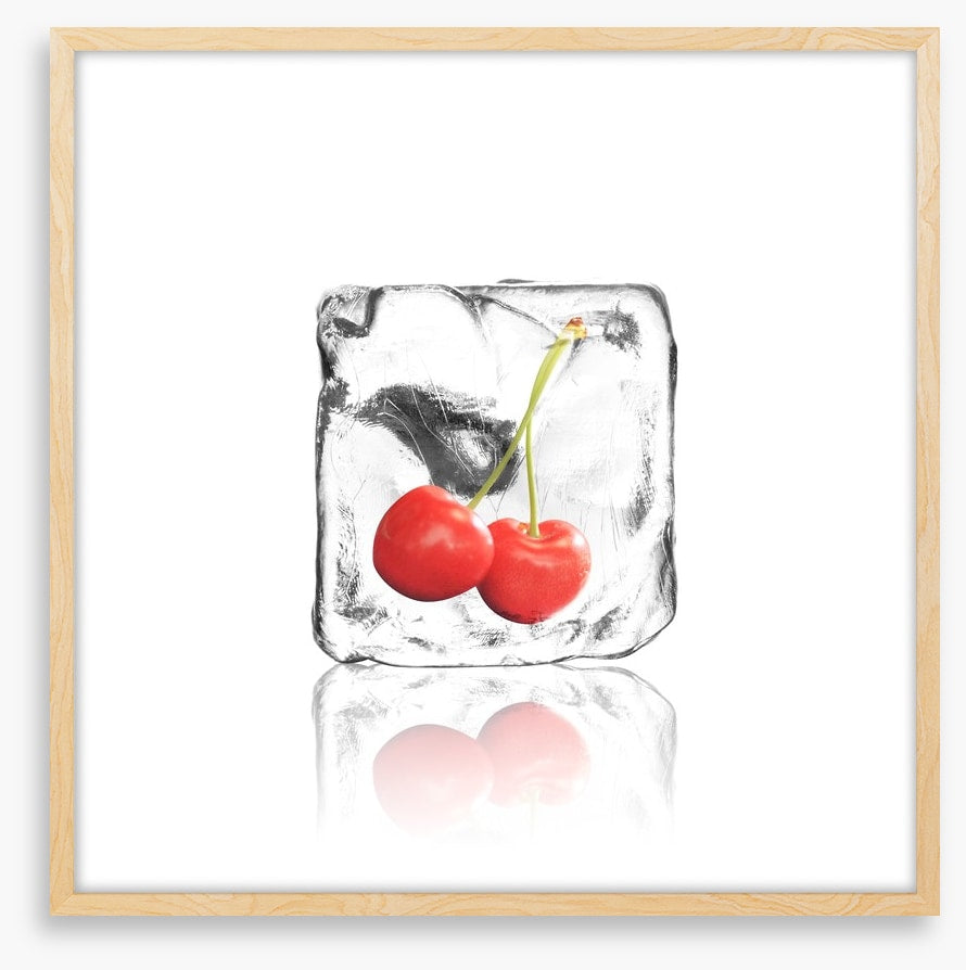 Cherry in ice