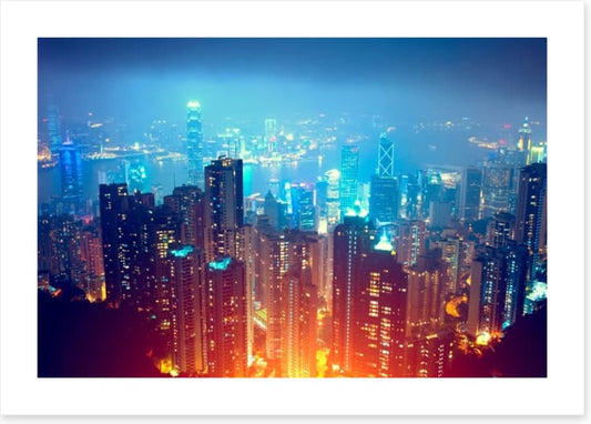 Hong Kong city lights