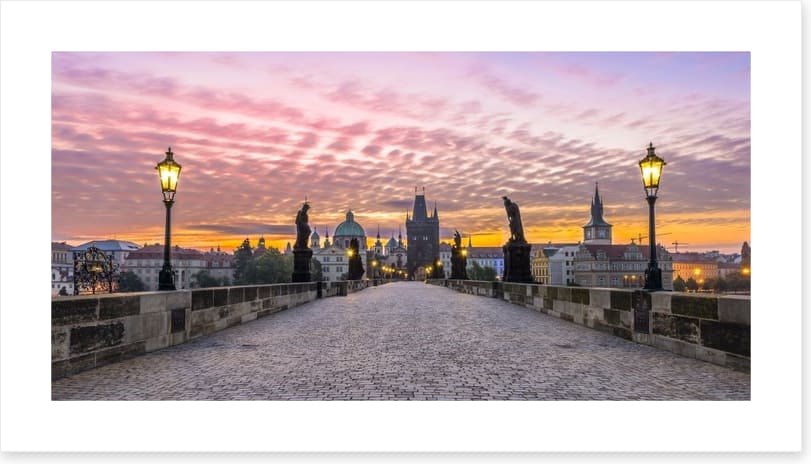 Charles Bridge sunrise