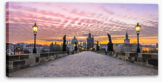 Charles Bridge sunrise