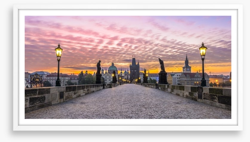 Charles Bridge sunrise