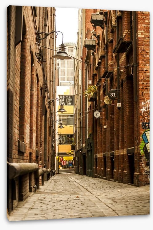 Cobbled lanes of Melbourne