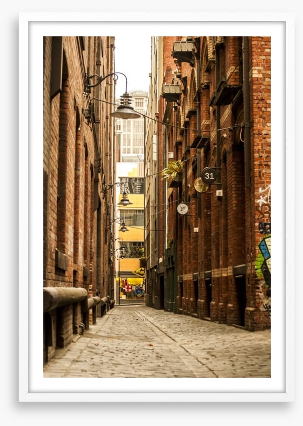 Cobbled lanes of Melbourne
