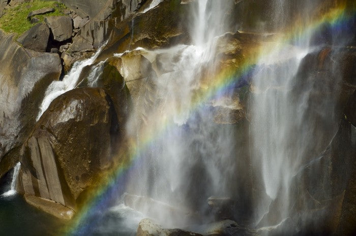 Rainbow on the rocks