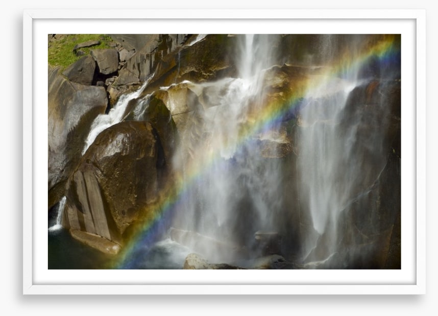 Rainbow on the rocks