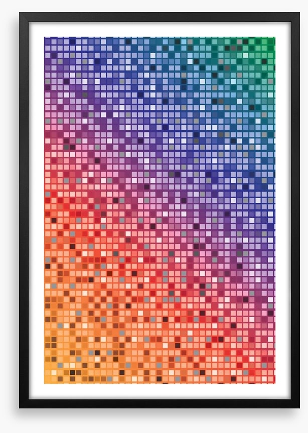 Rainbow mosaic