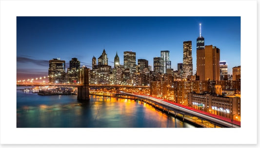 Financial District dusk