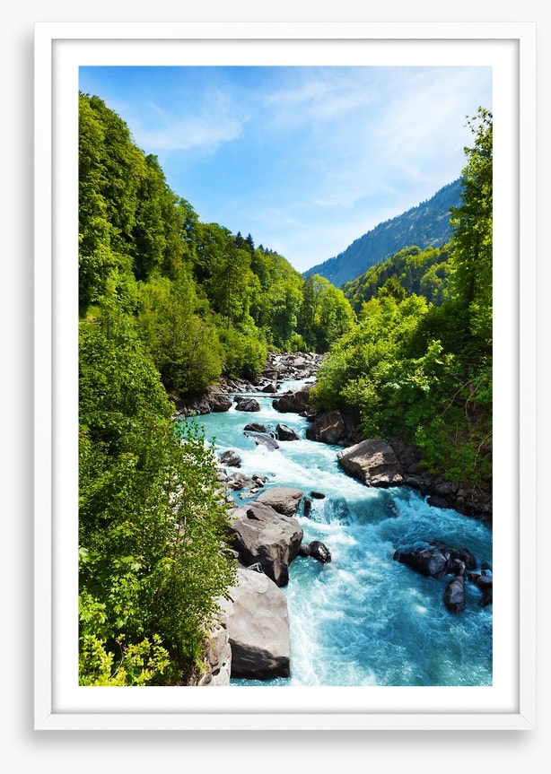 White water rapids