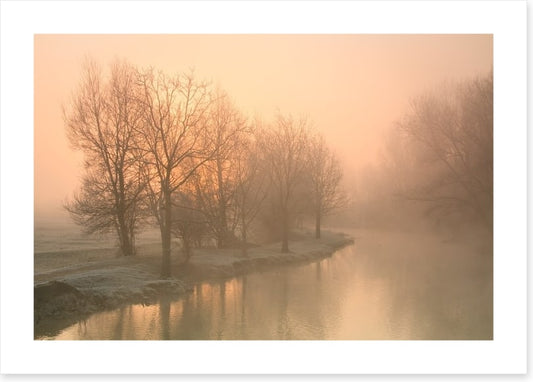 Foggy morning on the Thames, Oxford