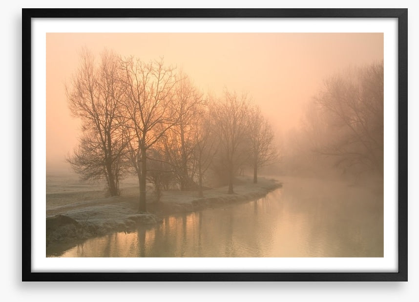 Foggy morning on the Thames, Oxford