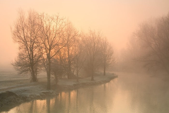 Foggy morning on the Thames, Oxford