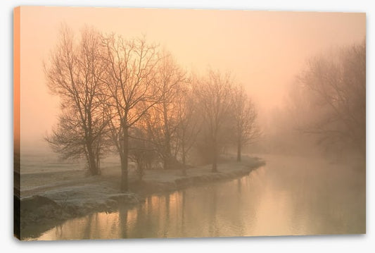 Foggy morning on the Thames, Oxford