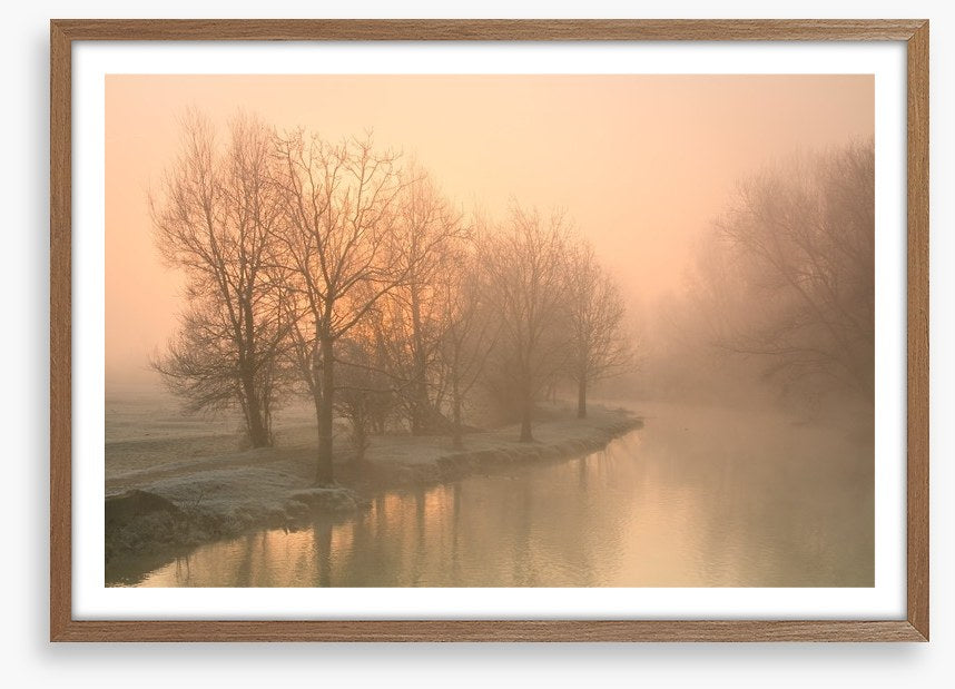 Foggy morning on the Thames, Oxford