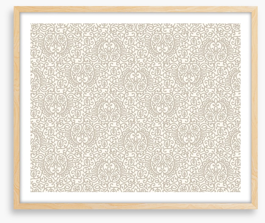 Paisley damask