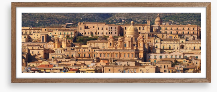 Noto rooftops panorama