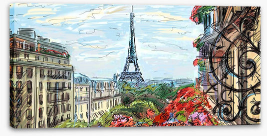 View to the Eiffel Tower