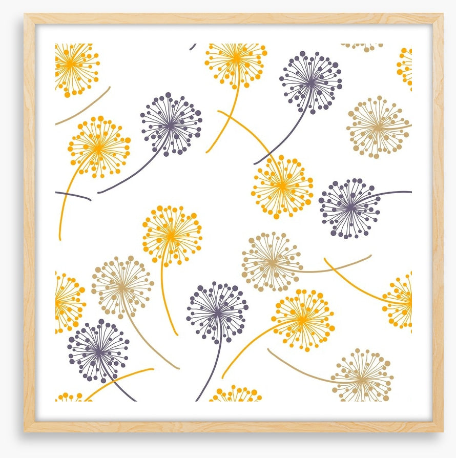 Drifting dandelions