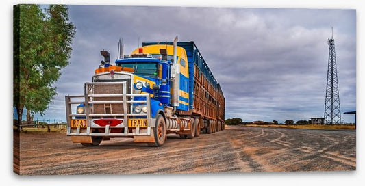 The road train arrives