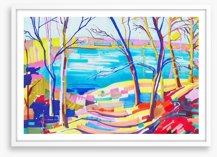Summer by the lake