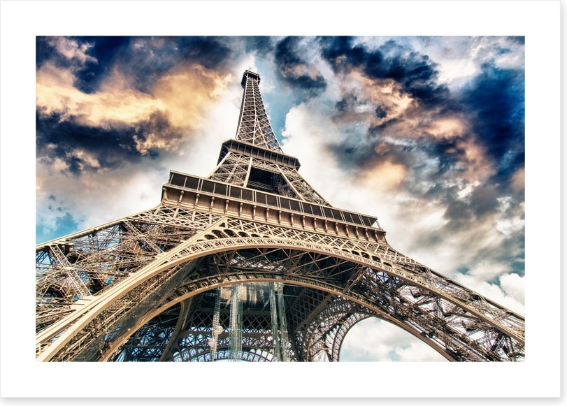 Eiffel cloudscape