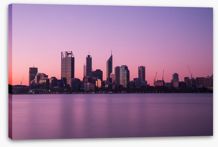 Perth in purple