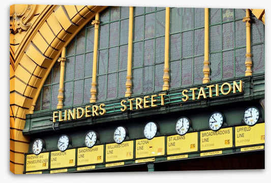 Iconic Flinders Street station