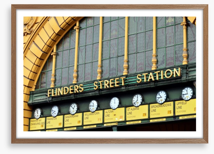 Iconic Flinders Street station