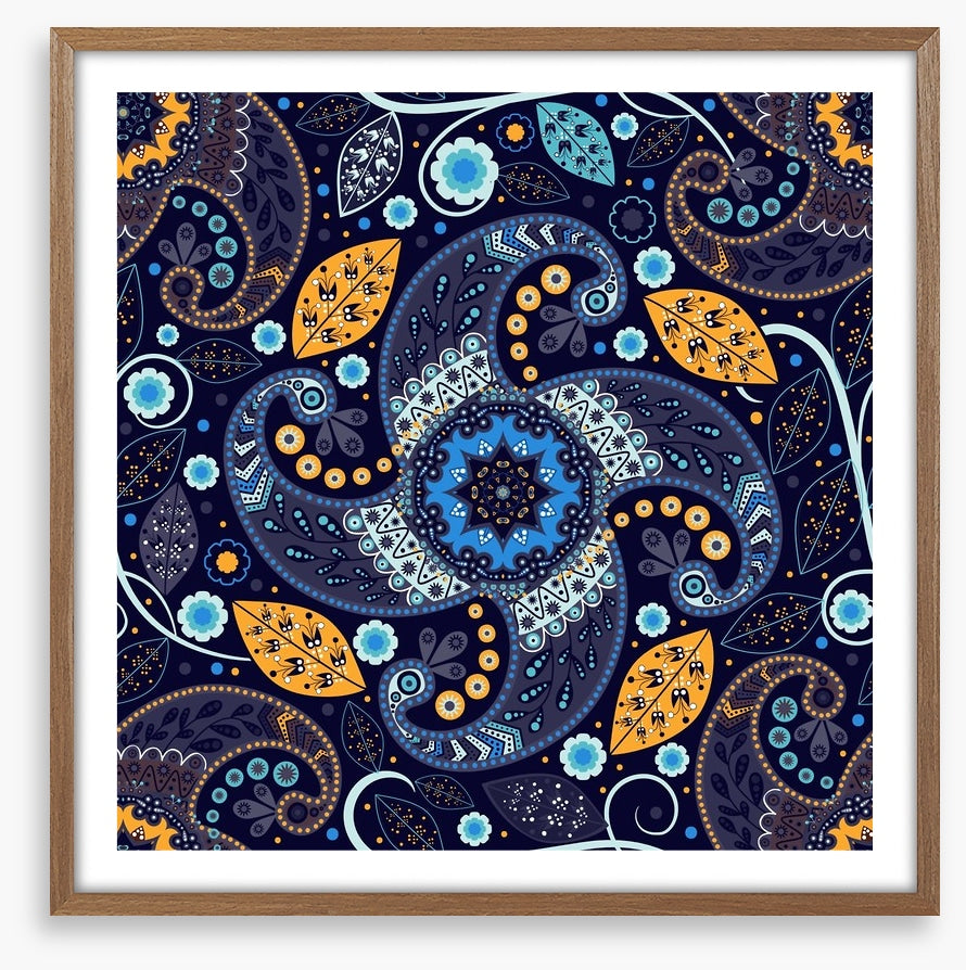 Paisley flower