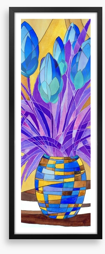 Tulips in a vase