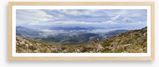 Hobart from Mt Wellington, Tasmania