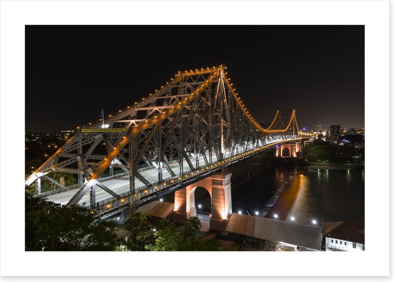 The Story Bridge by night