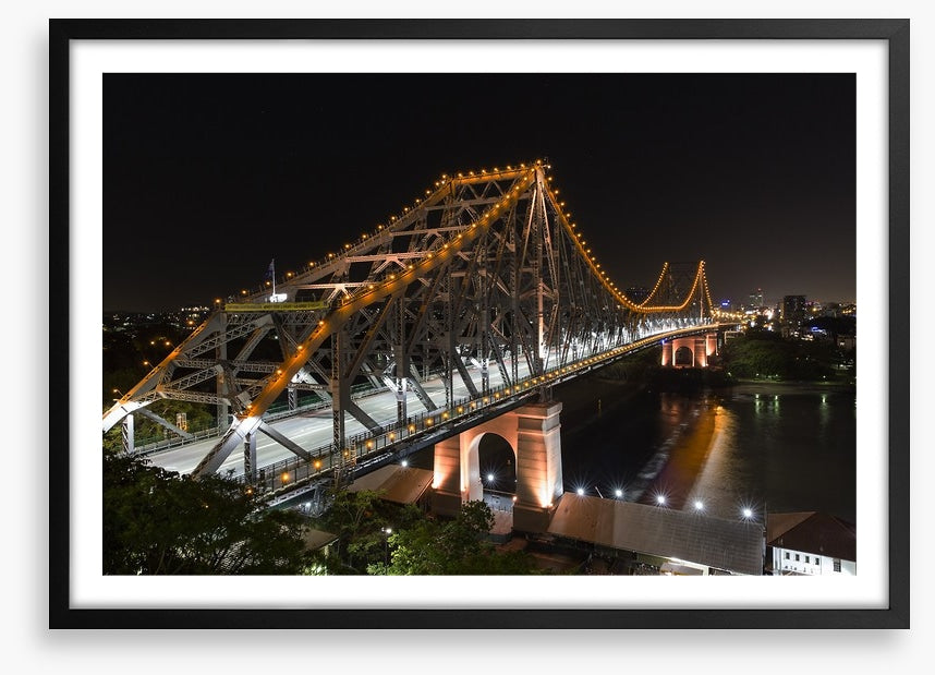 The Story Bridge by night