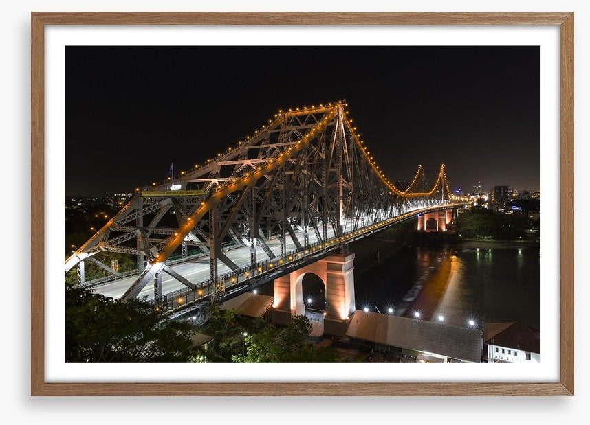 The Story Bridge by night